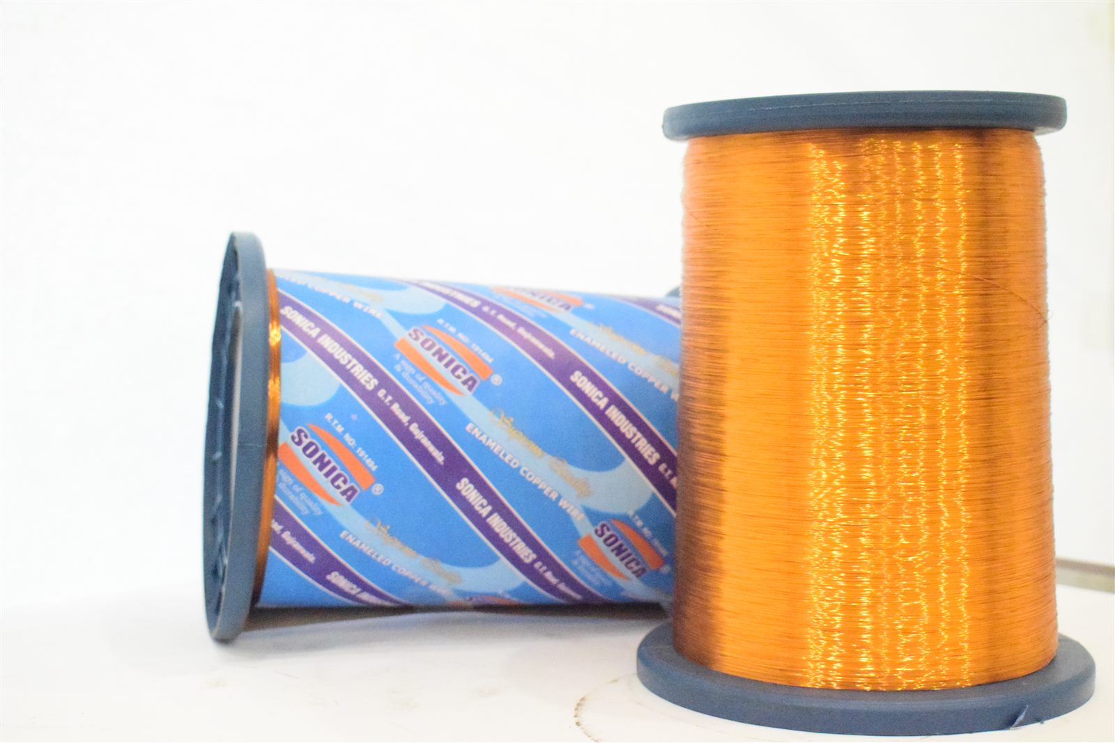 SS Metals enameled copper wire spools